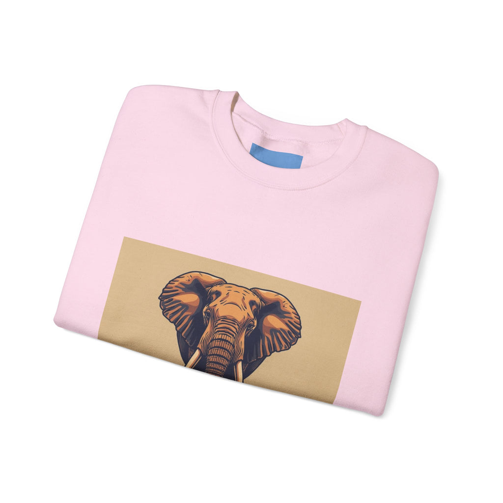 Elephant Head Crewneck Sweatshirt — Tembo Bora Graphic Sweatshirt. Made in memory of Craig