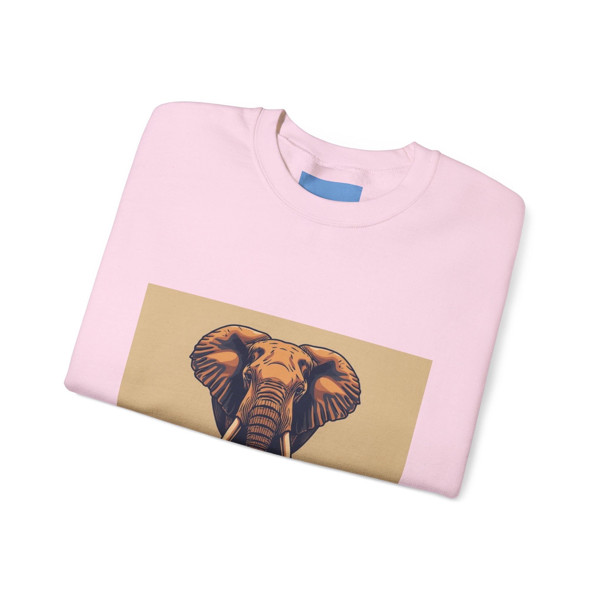 Elephant Head Crewneck Sweatshirt — Tembo Bora Graphic Sweatshirt. Made in memory of Craig