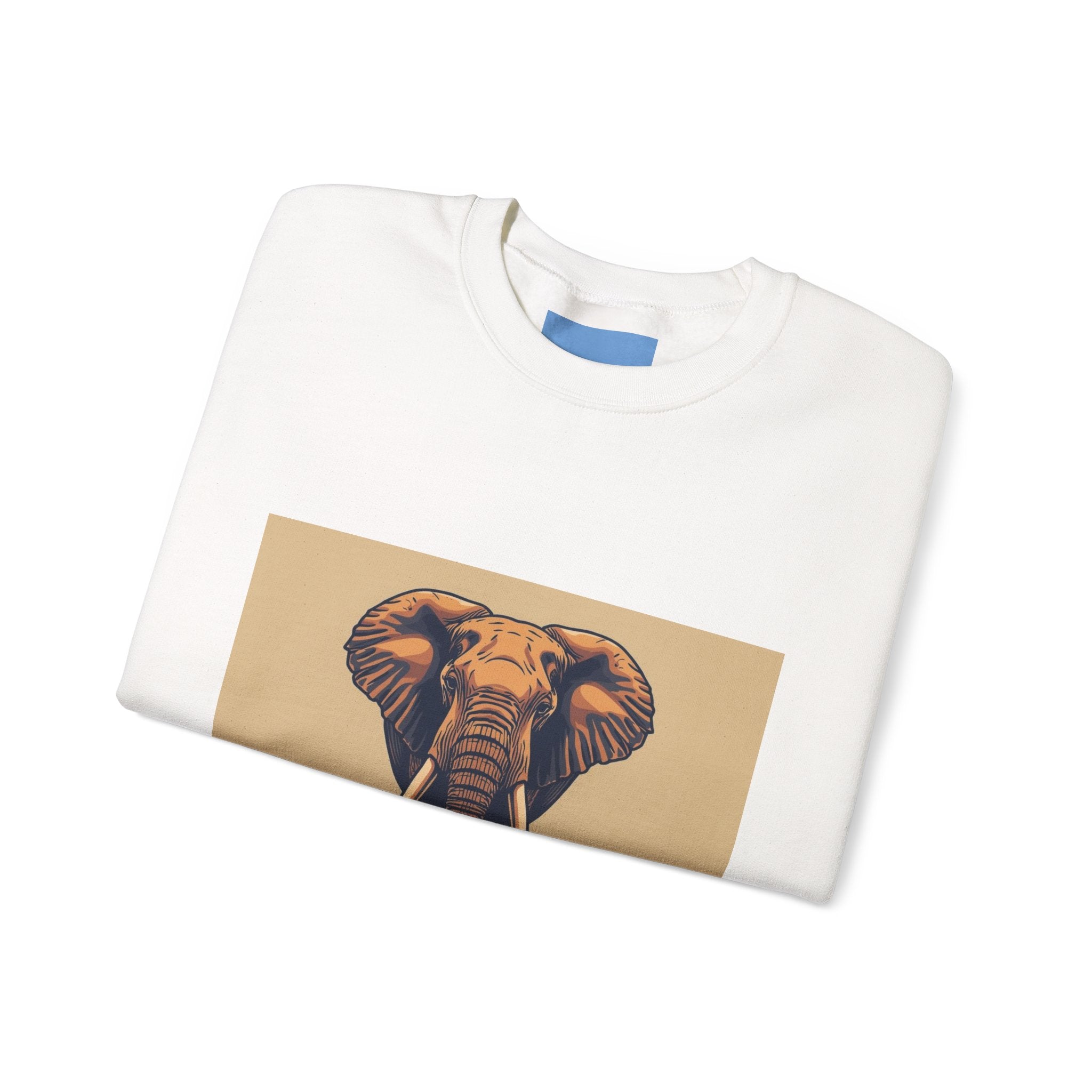 Elephant Head Crewneck Sweatshirt — Tembo Bora Graphic Sweatshirt. Made in memory of Craig